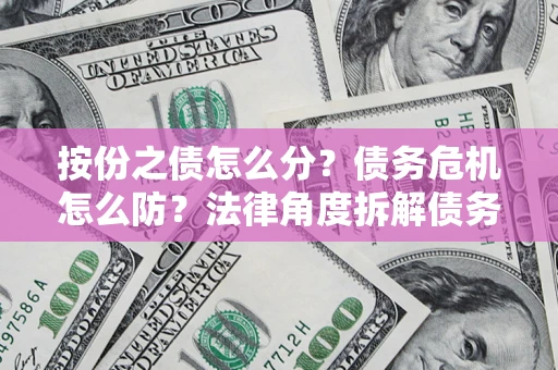北京按份之债怎么分？债务危机怎么防？法律角度拆解债务分配与风险自保指南