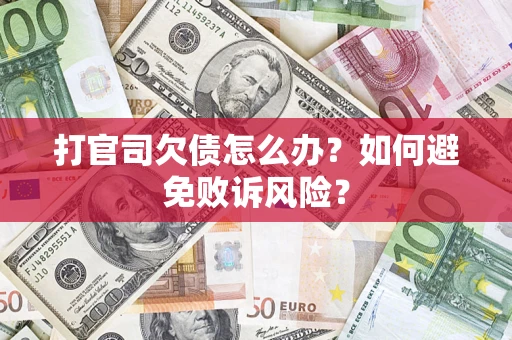 北京打官司欠债怎么办？如何避免败诉风险？