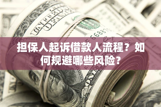 北京担保人起诉借款人流程？如何规避哪些风险？