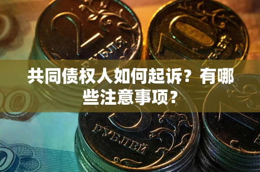 北京共同债权人如何起诉？有哪些注意事项？